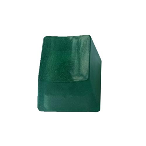 lxxiulirzeu 1 stück Keycap Handmade Customized OEM R4-Profilharz-Keycap für mechanische Tastatur RGB Translucent Harz Keycap (Color : Green) von lxxiulirzeu