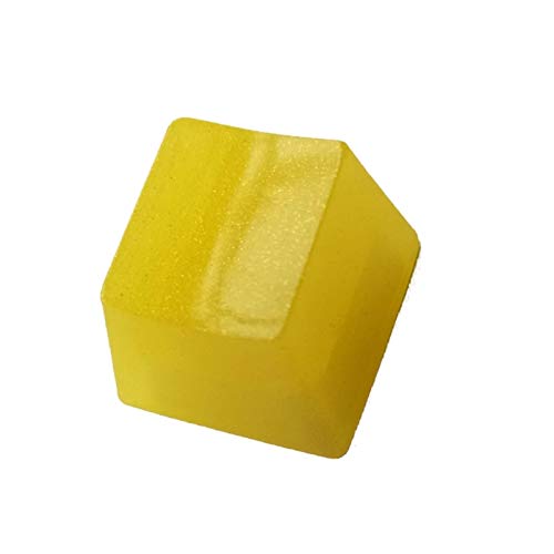 lxxiulirzeu 1 stück Keycap Handmade Customized OEM R4-Profilharz-Keycap für mechanische Tastatur RGB Translucent Harz Keycap (Color : Yellow) von lxxiulirzeu