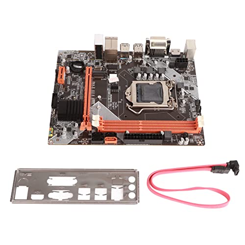 B75 M.2 Motherboard DDR3 1155-Pin USB3.0 SATA3, High-Speed Hard Disk Support, Front & Rear Dual USB 3.0 Ports, VGA++DVI Output, Desktop Motherboard Computer von lyrlody