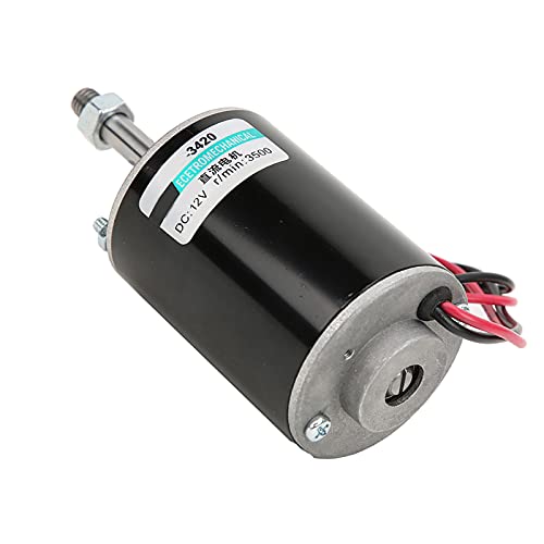 Gleichstrommotoren, 30 W Umkehrbarer Elektrogetriebemotor Permanentmagnet-Gleichstrommotor CW CCW Mini-Bürsten-Elektromotoren für DIY-Generator(12V3500 Umdrehung) von lyrlody