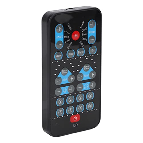 Soundkarte mit 8 Soundeffekten, Voice Changer und Fine Tuning Funktion für Streaming, Live Broadcast, Karaoke, DJ, Podcast, für Handy und Computer von lyrlody