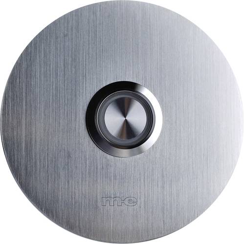 M-e modern-electronics 41014 Klingelplatte 1fach Silber 8-24V AC/DC/1A von m-e modern-electronics
