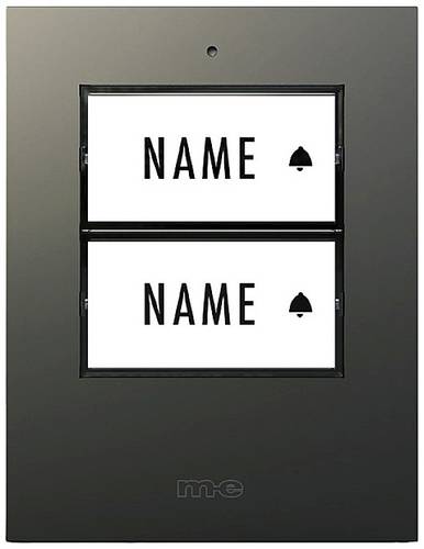 M-e modern-electronics 41305 Funkklingel Sender beleuchtet, mit Namensschild von m-e modern-electronics