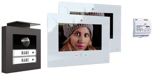 M-e modern-electronics VDV-20209 AW Video-Türsprechanlage Kabelgebunden, WLAN Komplett-Set Anthrazi M-e modern-electronics VDV-20209 AW Video-Türsprechanlage Kabelgebunden, WLAN Komplett-Set Anthrazi von m-e modern-electronics
