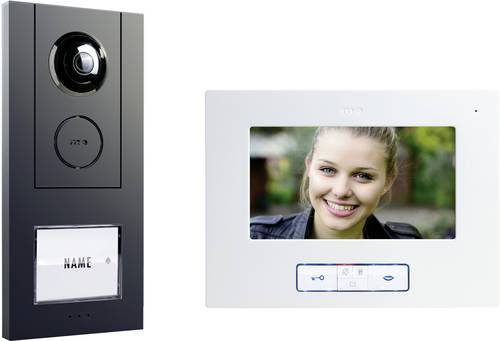 M-e modern-electronics VISTUS VD ALU-6710A Video-Türsprechanlage Kabelgebunden Anthrazit von m-e modern-electronics