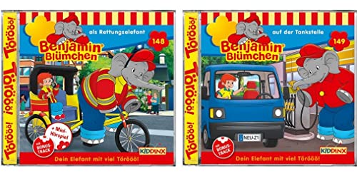 Benjamin Blümchen - Hörspiel CD Folge 148 + 149 im Set - Deutsche Originalware [2 C_D_s] von m-m-m