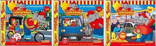 Benjamin Blümchen - Hörspiel CD Folge 148 / 149 / 150 im Set - Deutsche Originalware [3 C_D_s] von m-m-m