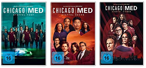 Chicago Med - Die kompletten Staffeln 5 + 6 + 7 im Set - Deutsche Originalware [15 DVDs] von m-m-m