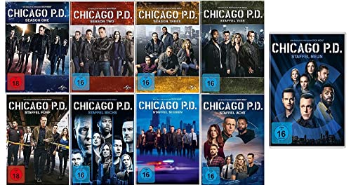 Chicago P.D. - Die kompletten Staffeln 1+2+3+4+5+6+7+8+9 FSK 18 im Set - Deutsche Originalware [49 DVDs] von m-m-m
