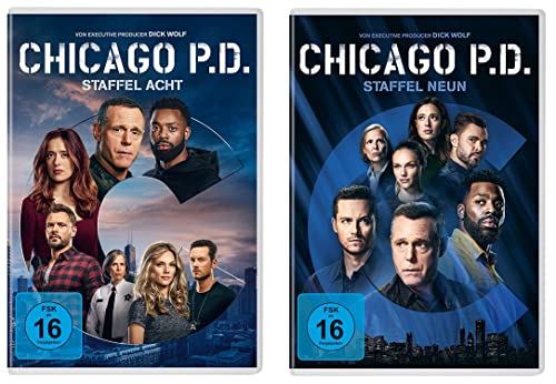 Chicago P.D. - Die kompletten Staffeln 8 + 9 im Set - Deutsche Originalware [9 DVDs] von m-m-m