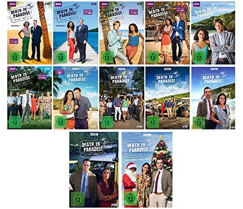 Death in Paradise - Staffel 1 - 11 + Weihnachten unter Palmen im Set - Deutsche Originalware [43 DVDs] von m-m-m