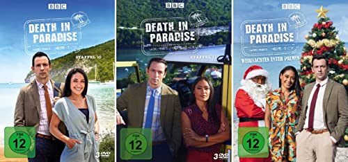 Death in Paradise - Staffel 10 + 11 + Weihnachten unter Palmen im Set - Deutsche Originalware [7 DVDs] von m-m-m