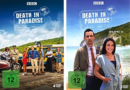 Death in Paradise - Staffel 9 + 10 im Set - Deutsche Originalware [7 DVDs] von m-m-m