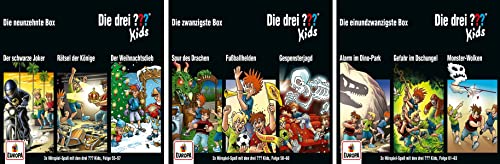 Die Drei ??? (Fragezeichen) Kids - Folgen 55-63 (3 CD Box 19+20+21) im Set - Deutsche Originalware [9 C_D_s] von m-m-m