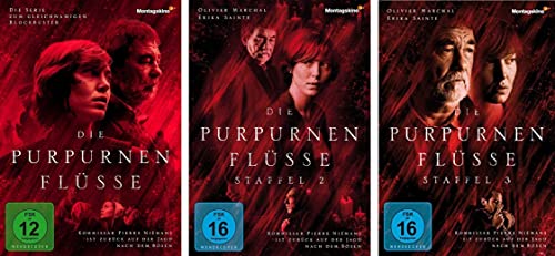 Die Purpurnen Flüsse - Staffel / Season 1 + 2 + 3 im Set - Deutsche Originalware [12 DVDs] von m-m-m