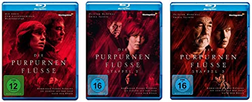 Die Purpurnen Flüsse - Staffel / Season 1 + 2 + 3 im Set - Deutsche Originalware [6 Blu-rays] von m-m-m