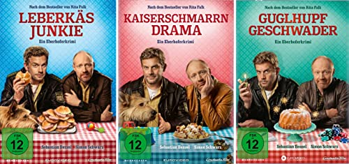 Eberhofer - Leberkäsjunkie + Kaiserschmarrndrama + Guglhupfgeschwader im Set - [3 DVDs] von m-m-m