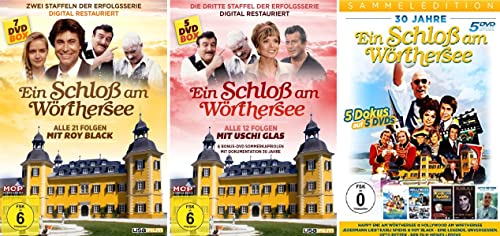 Ein Schloß am Wörthersee - Staffel 1/2 +3 inkl. Sommerkapriolen und Dokumentation 30 Jahre + 5 DOKUS - Digital Restauriert im Set - Deutsche Originalware [17 DVDs] von m-m-m