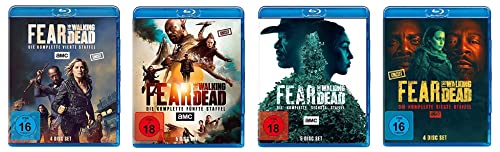 Fear the Walking Dead - Staffel 4 + 5 + 6 + 7 FSK 18 im Set - Deutsche Originalware [18 Blu-rays] von m-m-m