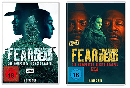 Fear the Walking Dead - Staffel 6 + 7 FSK 18 im Set - Deutsche Originalware [9 DVDs] von m-m-m