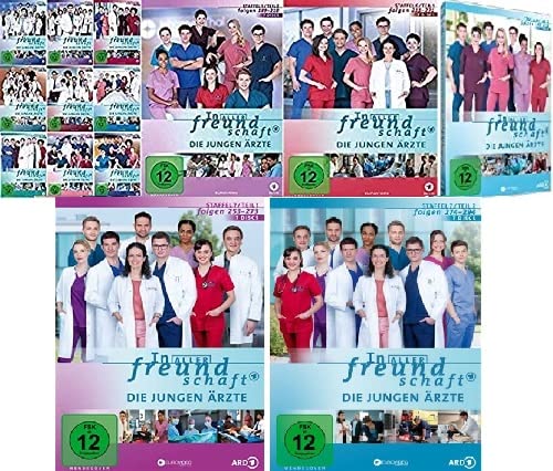 In aller Freundschaft - Die jungen Ärzte - Staffel 1.1 - 7.2 (Folgen 1-294) im Set - Deutsche Originalware [98 DVDs] von m-m-m