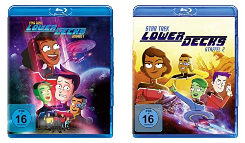 Lower Decks - (Star Trek) - Staffel 1+2 im Set - Deutsche Originalware [2 Blu-rays] von m-m-m