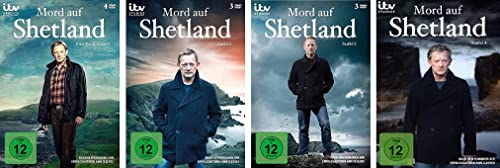 Mord auf Shetland Staffel 1 + 2 + 3 + 4 im Set - Deutsche Originalware [13 DVDs] von m-m-m