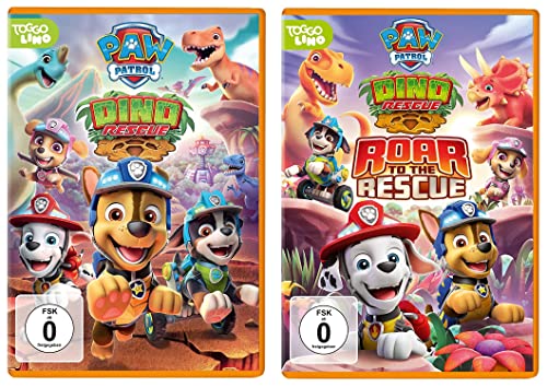 Paw Patrol - Dino Rescue / Roar to the Rescue (DVD Toggolino 32+33) im Set - Deutsche Originalware [2 DVDs] von m-m-m