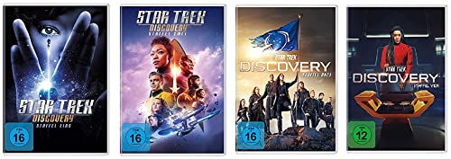 Star Trek - Discovery - Staffel 1 + 2 + 3 + 4 im Set - Deutsche Originalware [20 DVDs] von m-m-m