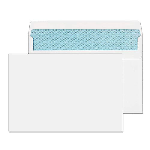 Briefumschläge aus Papier, weiß, Umschlag DIN C5, 162 x 229 mm, Umschlag aus Papier mit Verschluss aus Silikon für Dokumente, Versand oder Lagerung · m-office (2000 Stück, 162 x 229 mm) von m-office