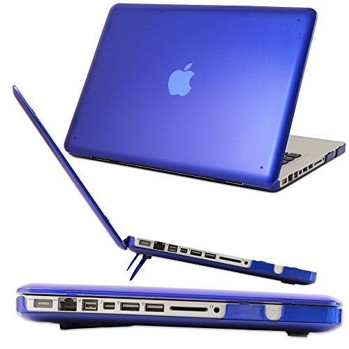 mCover Hard Shell Case / Notebook hülle für Apple Macbook Pro 13.3" (Modell A1278 mit DVD, nicht für Macbook Pro 13 Zoll Retina Display) Mit einem kostenlosen transparenten Tastaturschutz - Blau (A1278) von mCover