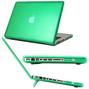 mCover Hard Shell Case / Notebook hülle für Apple Macbook Pro 13.3" (Modell A1278 mit DVD, nicht für Macbook Pro 13 Zoll Retina Display) Mit einem kostenlosen transparenten Tastaturschutz - Grün (A1278) von mCover