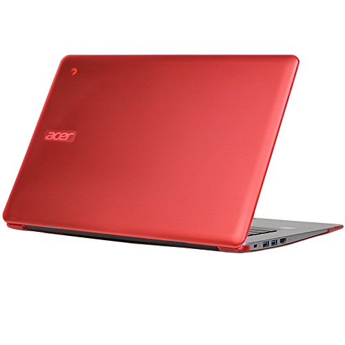mCover Hartschalen/Schutzhülle Cover/Tasche Case für 14" ACER Chromebook 14 CB3-431 Laptop (** Nicht kompatibel mit Aspire One 431 AO1-431-xxxx **) - Rot (CB3-431) von mCover