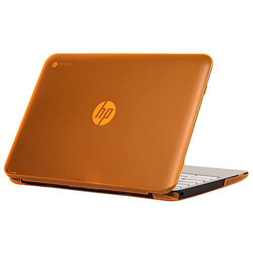 mCover Hartschalen-Hülle/Tasche/Schutzhülle für 11" HP Chromebook G2/G3/G4 Laptop - Orange von mCover