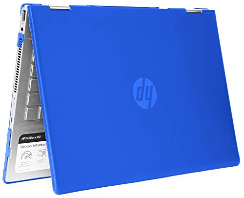 mCover Hartschalenhülle für 14 Zoll HP Pavilion X360 14-CDxxxx / 14-DDxxxx Serie Convertible 2-in-1 Laptops (14" HP Pavilion X360 14-CD/DD Serie, blau) von mCover