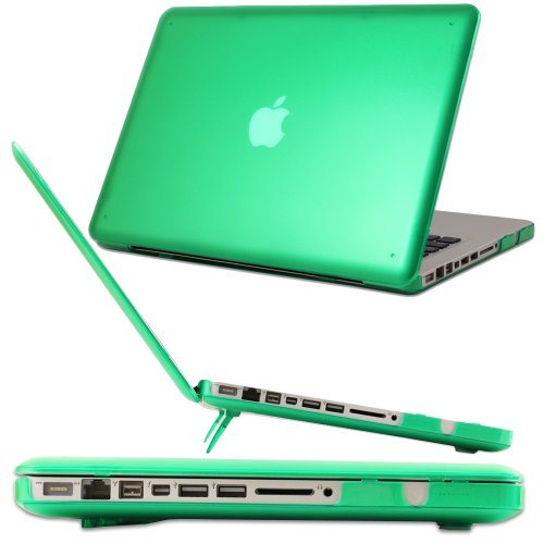 mCover Hochwertige Polycarbonat-Hartschale für Apple Macbbok Pro 13 Zoll (Modell A1278 mit DVD, Nicht für MacBook Pro 13 Zoll Retina-Display) – Grün von mCover