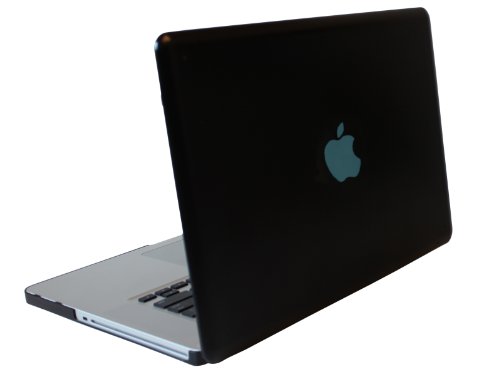 mCover hochwertigem Polycarbonat Hülle Schutzhülle Notebooktasche Hard - Shell - Case Tasche für Apple Macbbok Pro 15,4 Zoll (Modell A1286, mit DVD-Player) (**Nicht kompatibel mit MacBook Pro 15,4 Retina Display**) - Schwarz von mCover
