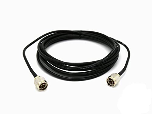 Maas RG-58 Koaxialkabel beidseitig mit N Stecker - Varianten - (5 Meter) von maas funk-elektronik importeur