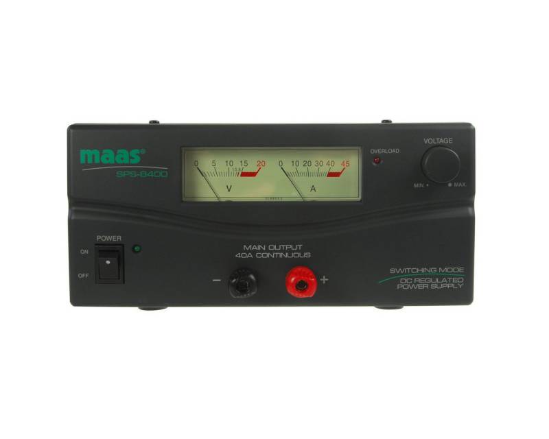 maas funk-elektronik importeur Funkgerät MAAS SPS 8400 Schaltnetzteil 40 Ampere, (1-St) von maas funk-elektronik importeur