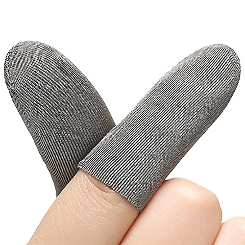 Glatte Finger, waschbare Gaming-Fingerhülle, bequem, verschleißfest, Fingerschutz mit 0,3 mm Faser, Anti-Schweiß-Fingerhandschuhe, Präzisions-Gaming-Hüllen für Handys und Tablets Glatte Finger, waschbare Gaming-Fingerhülle, bequem, verschleißfest, Fingerschutz mit 0,3 mm Faser, Anti-Schweiß-Fingerhandschuhe, Präzisions-Gaming-Hüllen für Handys und Tablets von macto
