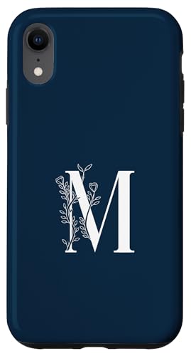 Hülle für iPhone XR Buchstabe M Design von madeiradesigns