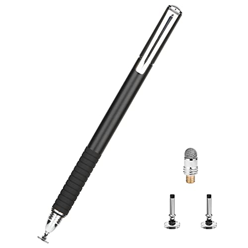 Eingabestift Touchstift ipad, Mafiti Touchscreen Stift, kapazitiver hochempfindlicher Stift Disc & Faserspitze 2-in-1 Touch-Stift, ipad Stift Eingabestifte für Alle Smartphone Handy Tablet von mafiti