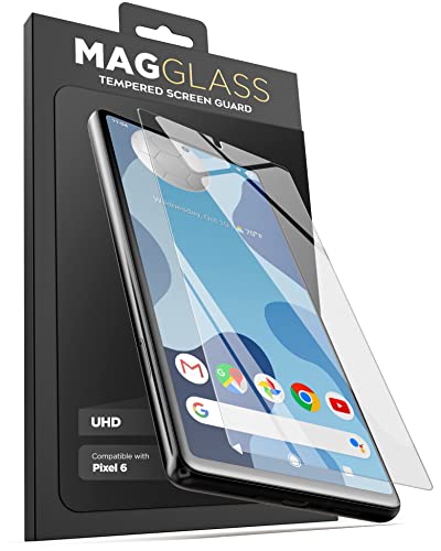Magglass Panzerschutz für Google Pixel 6 Full Screen Schutzfolie UHD Panzerfolie Vollständige Abdeckung Displayschutz (Inklusive Blasenfreiem Applikator) von magglass