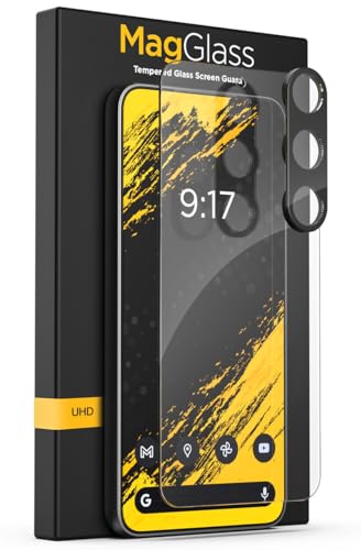 magglass Entworfen für Samsung Galaxy S24 Plus Panzerglas Schutzfolie UHD & Kamera Objektivschutz mit Applikator (S24+) von magglass