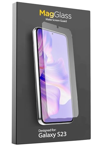 magglass Matt Schutzfolie für Samsung Galaxy S23 [Fingerabdruck kompatibel] Kratz-/Öl-/Schlammresistentes Panzerglas (Anti-Glare) von magglass