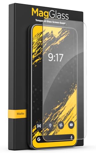 magglass Matte Displayschutzfolie für Samsung Galaxy S24 & Galaxy S25, blendfreies gehärtetes Glas mit einfachem Applikator (6,2 Zoll) von magglass
