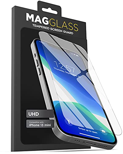 magglass Panzerglas für iPhone 13 Mini Full Screen Schutzfolie Folie Displayschutz mit Applikator von magglass