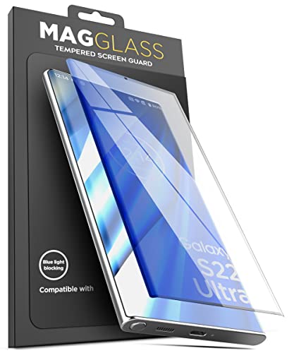 magglass Panzerschutz für Samsung Galaxy S22 Ultra Full Screen Blaulichtfilter Schutzfolie Folie Displayschutz magglass Panzerschutz für Samsung Galaxy S22 Ultra Full Screen Blaulichtfilter Schutzfolie Folie Displayschutz von magglass