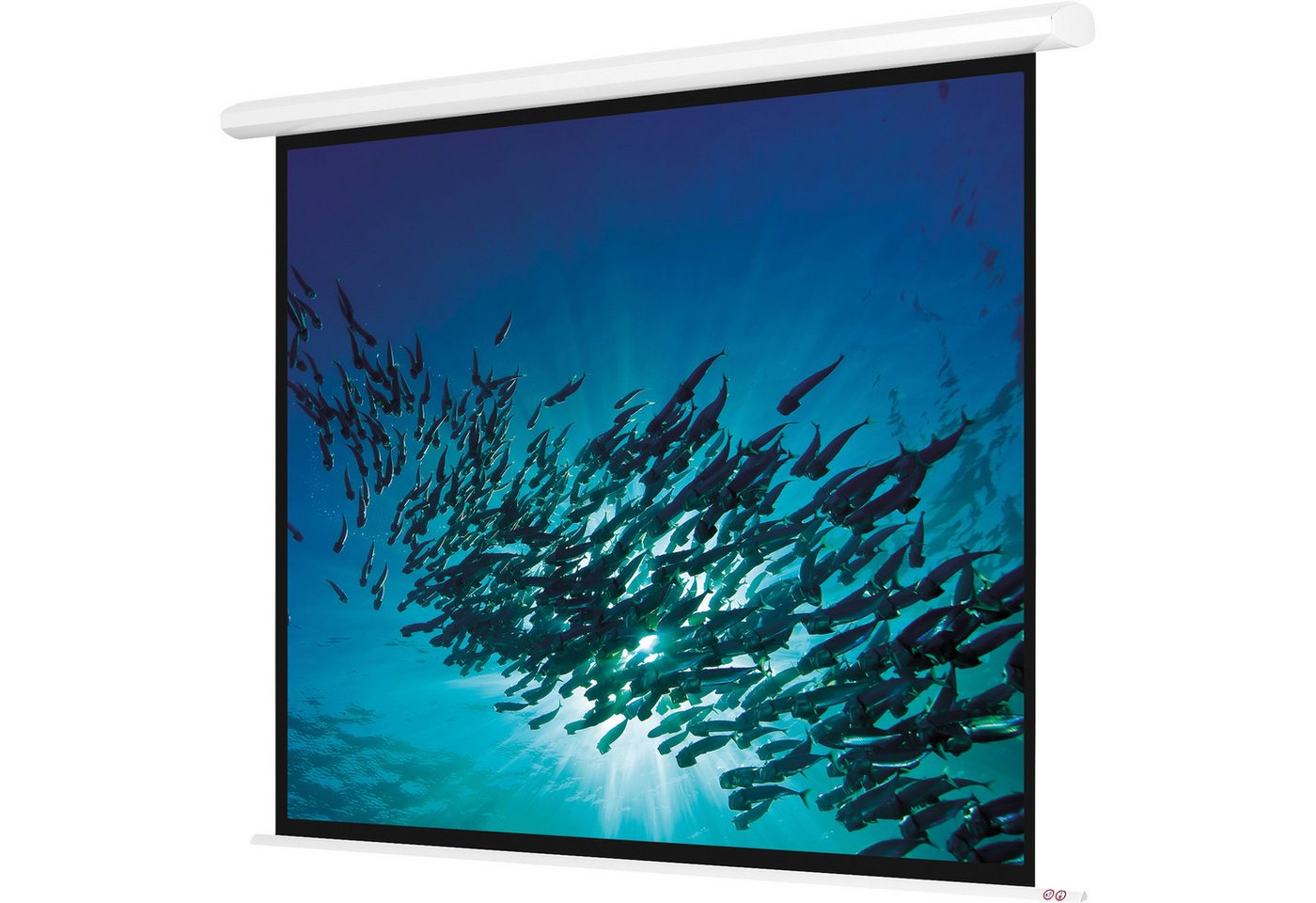 magnetoplan® Projektionsleinwand Cineflex 6343943 180x240cm weiß. Rolloleinwand von magnetoplan®