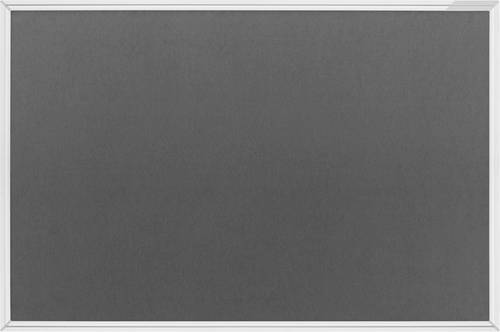 Magnetoplan 1412001 Pinnwand Königsblau, Grau Filz 1200mm x 900mm von magnetoplan